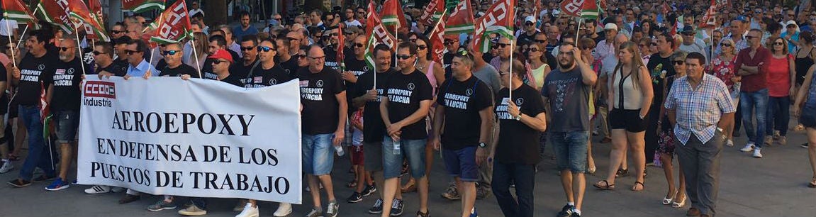 La manifestación recorrió varias de las principales calles de Linares