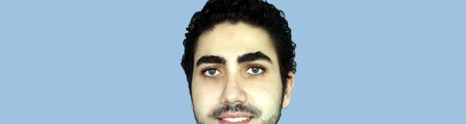 Nazeer Diab, estudiante sirio de la Universidad de Almería