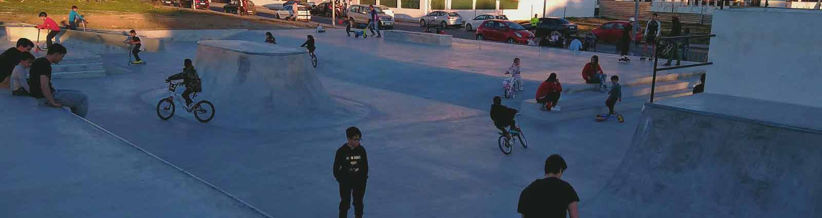 La pista va a ser un referente para los amantes del skate y el patinaje