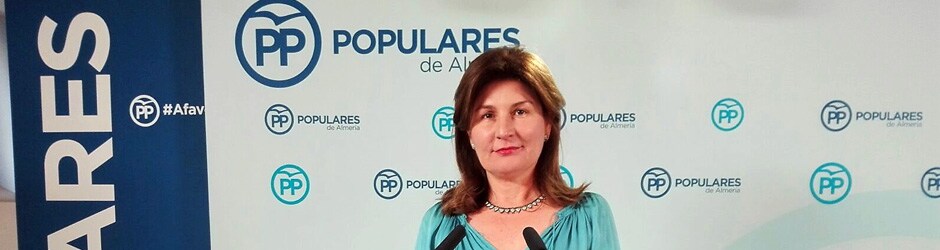 La parlamentaria andaluza del PP de Almería Rosalía Espinosa