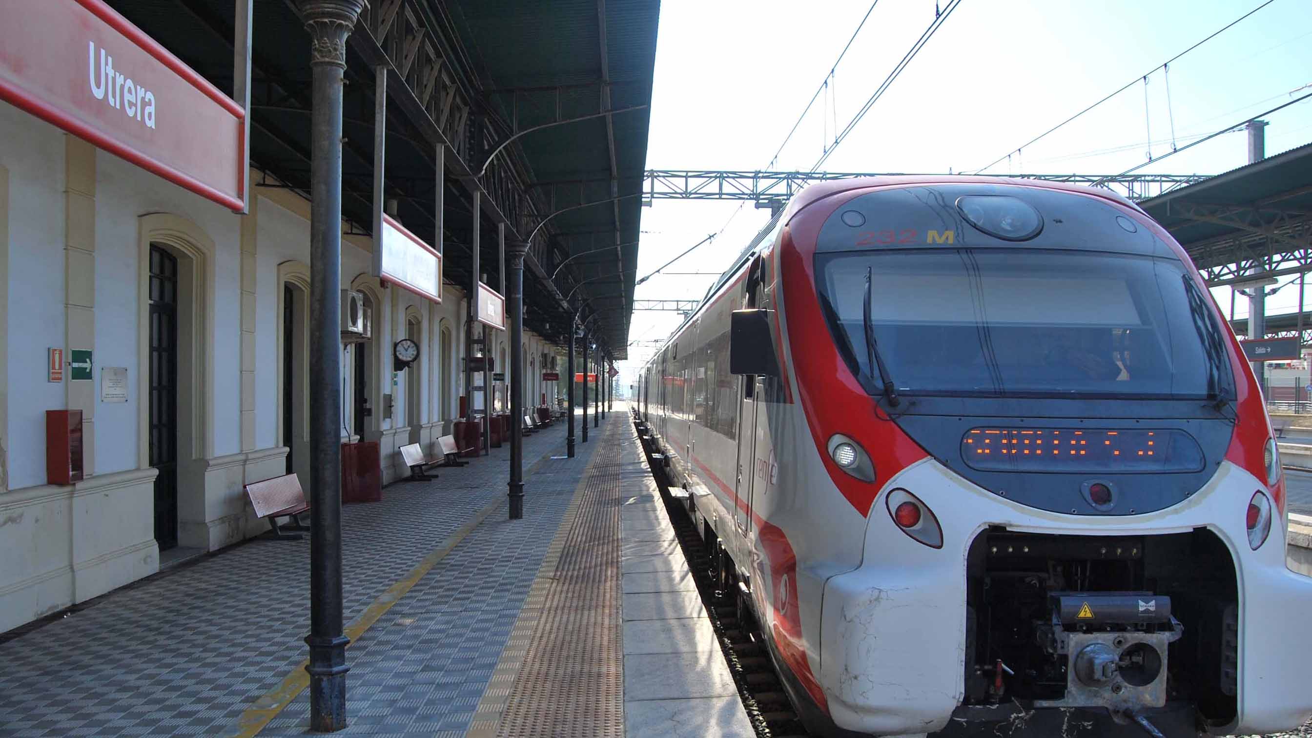 La estación de tren de Utrera cerró 2017 con 1,4 millones de viajeros