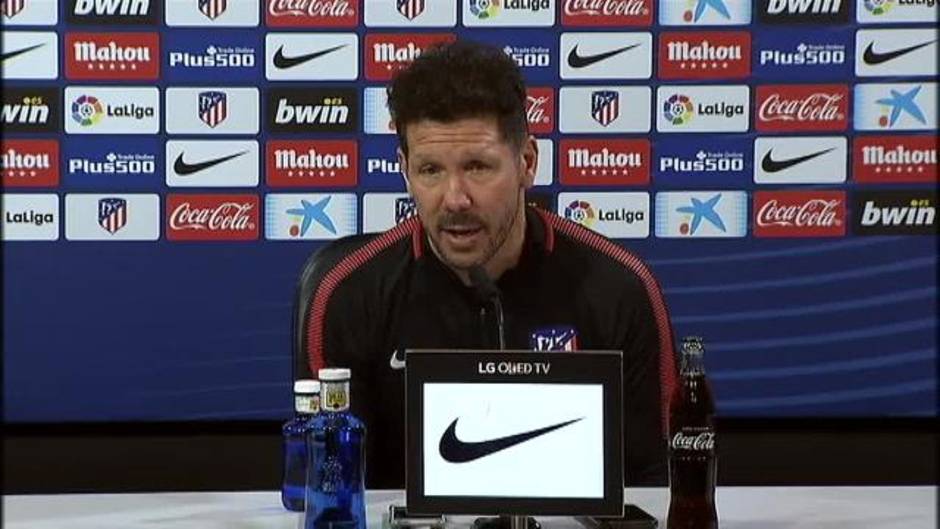 Simeone: "No me siento bien en cuanto a la expulsión"