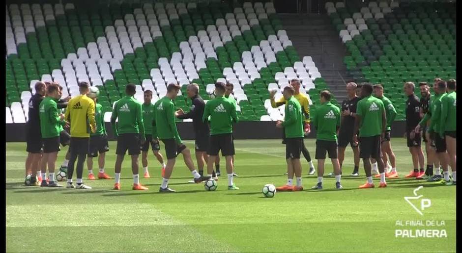 Setién y el juego de los animales en el entrenamiento