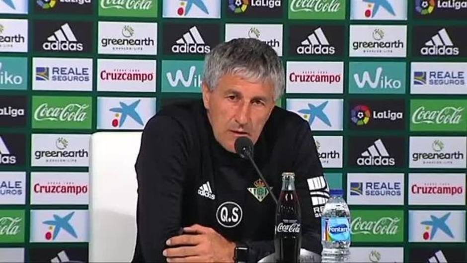 Quique Setién: "Cuando me vi llorando pensé: soy un moña"