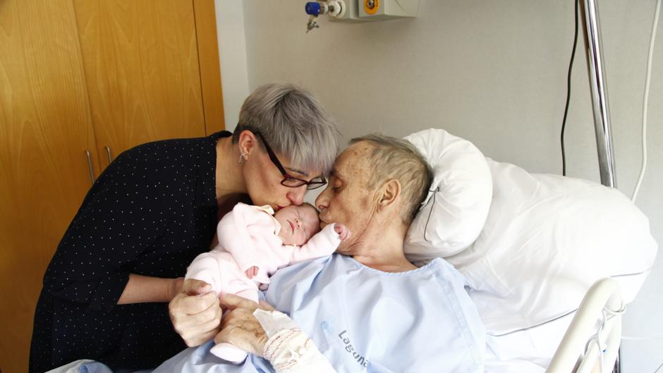«Que la muerte espere a mi último deseo: conocer a mi nieta»