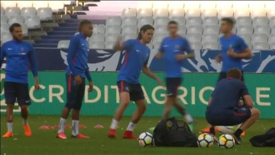 El PSG preparado para la final de Copa francesa