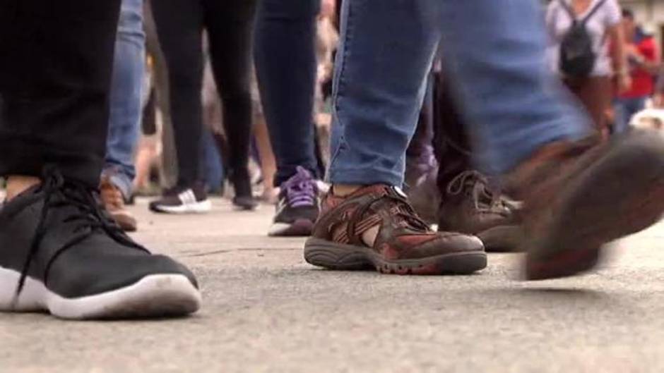 Nueva protesta contra la sentencia de La Manada en Pamplona