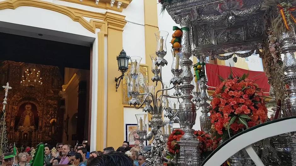 El Rocío de Triana en la capilla de los Marineros