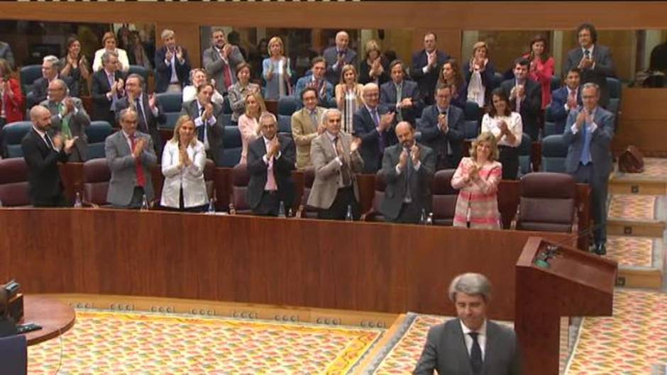 Ángel Garrido, investido presidente de la Comunidad de Madrid con los votos de PP y Cs