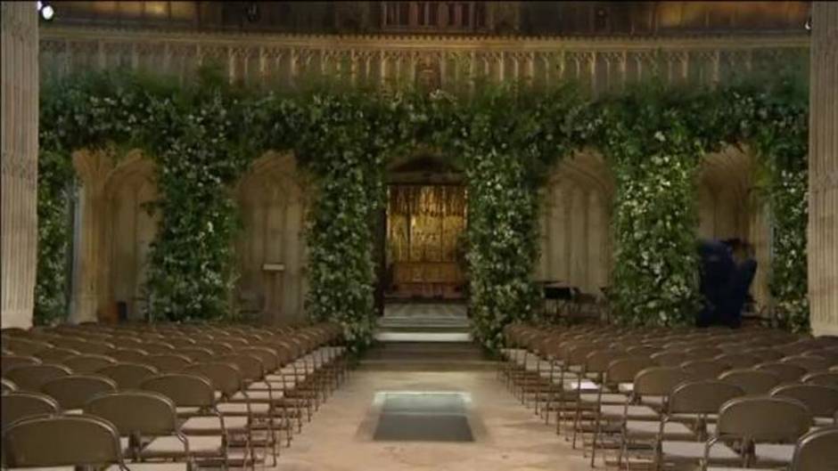 El escenario de la boda de Harry y Meghan, preparado hasta el último detalle