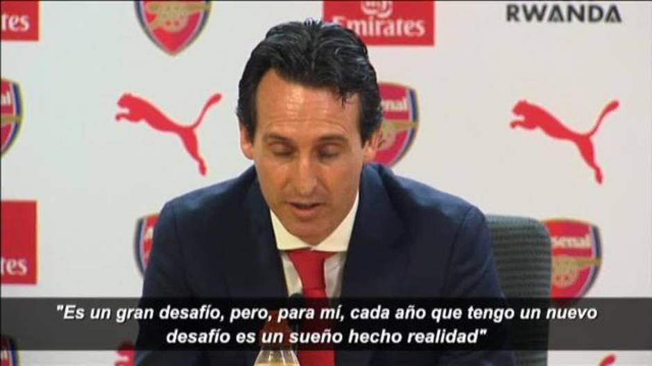 Unai Emery: "Entrenar al Arsenal es un gran desafío"