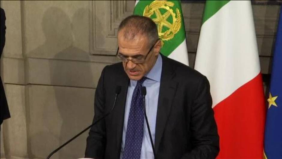Mattarella encarga la formación de un nuevo gobierno de transición en Italia