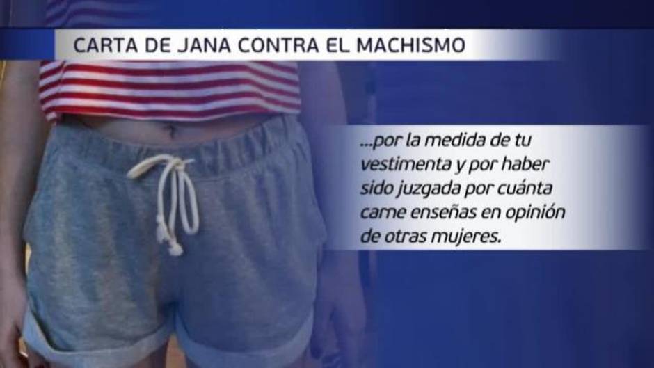 Una joven de 13 años escribe contra el machismo