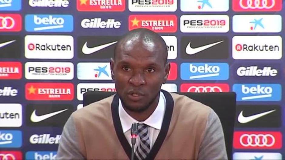 Abidal: "No estamos aquí para hablar la decisión de un jugador, sino para montar un equipo competitivo"