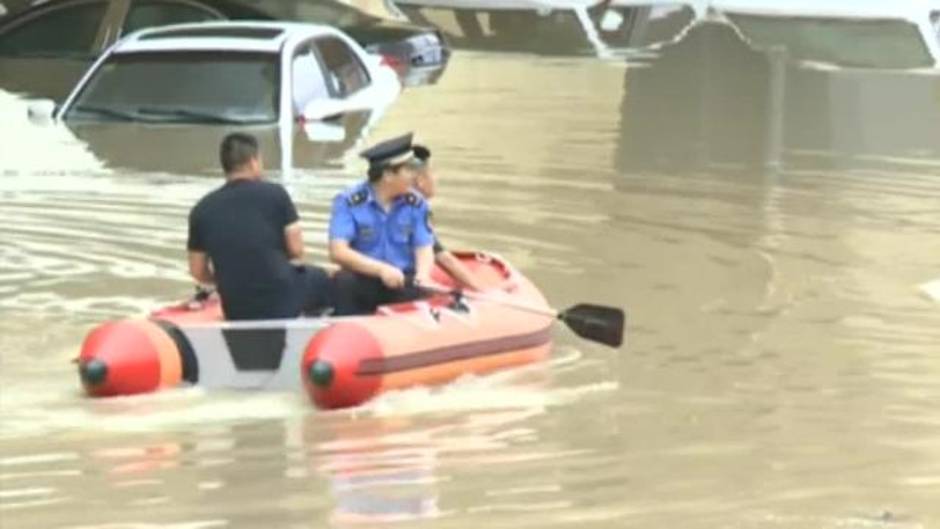 Las lluvias torrenciales causan graves inundaciones en la ciudad china de Nanning