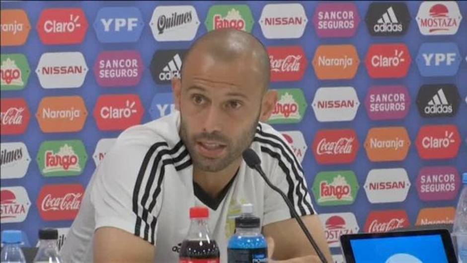 Mascherano da la cara por Argentina