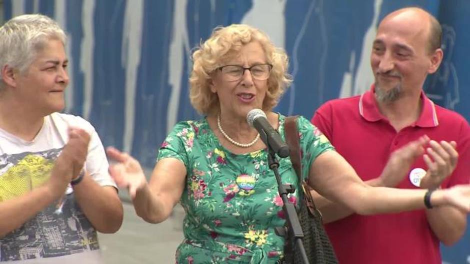 Carmena dice del Orgullo que es "la fiesta de Madrid"