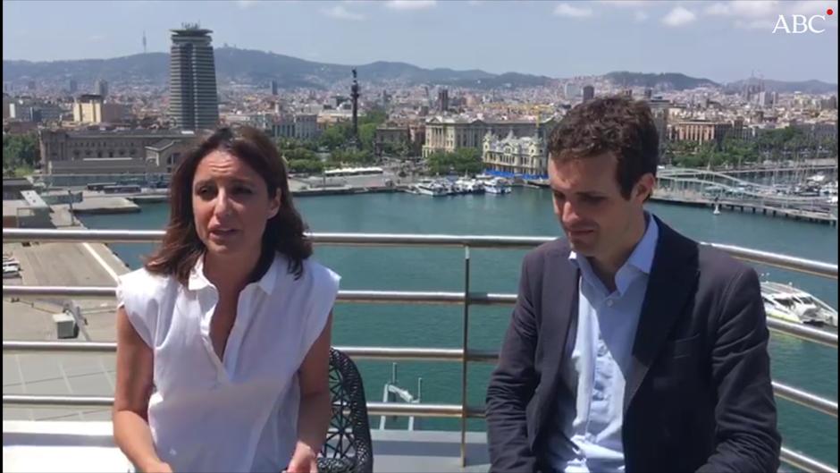 Andrea Levy muestra su apoyo a Pablo Casado