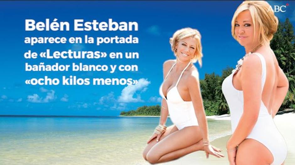 Belén Esteban en bañador portada de una revista