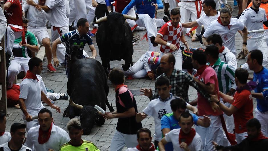 Vídeo del encierro de Sanfermines del 12 de julio