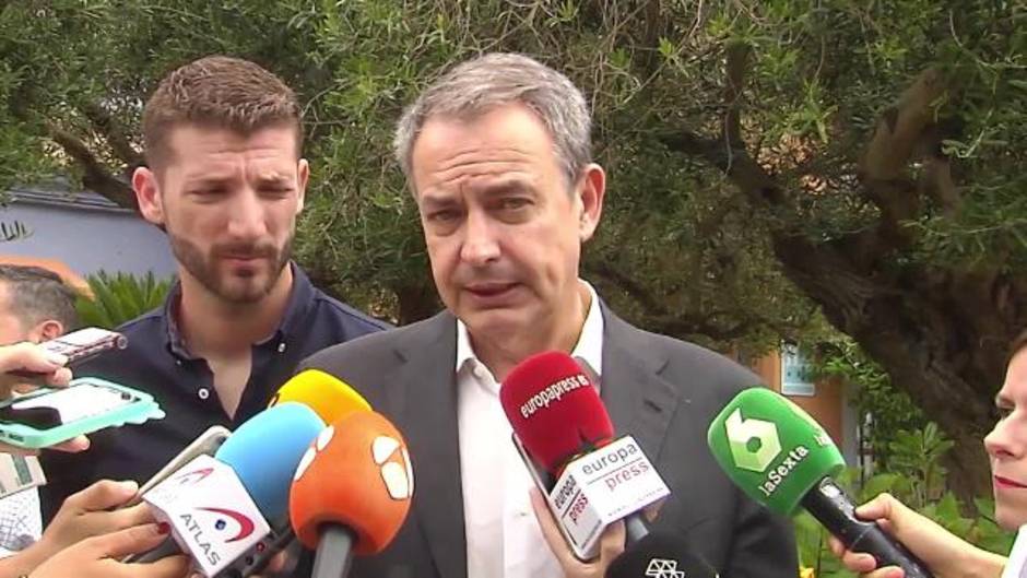 Zapatero asegura que la "solución" con Catalunña "debe ser política"