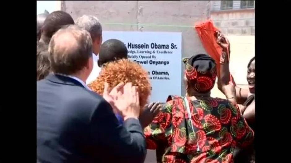 El ex presidente Barack Obama visita Kenia