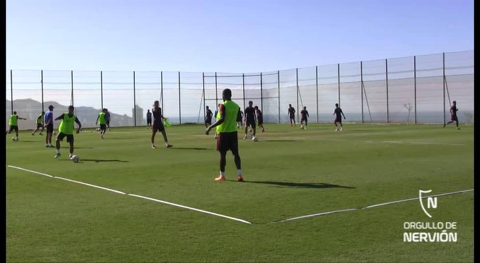 Se inicia una nueva semana de entrenamientos en el Sevilla