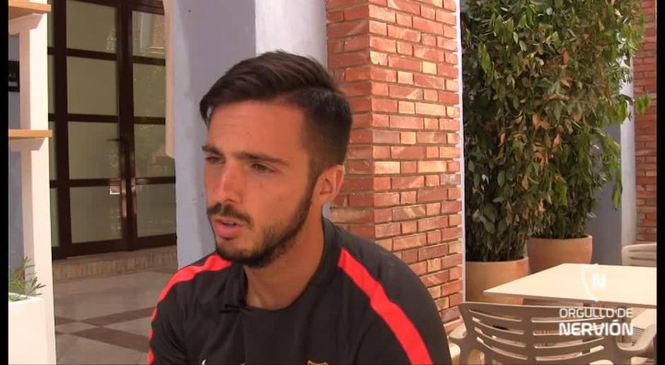 Entrevista de ABC con el jugador del Sevilla Pablo Sarabia