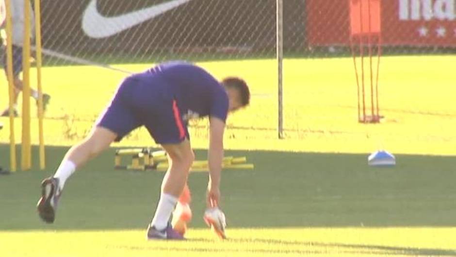 Nueva sesión de entrenamiento en el Atlético de Madrid