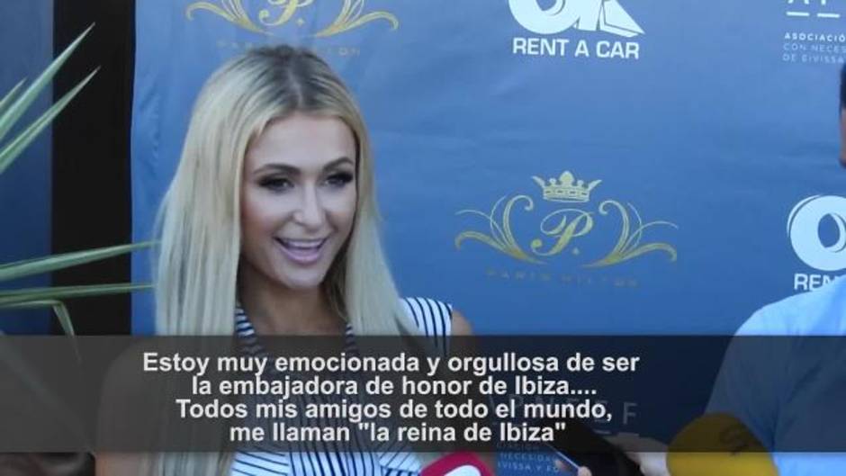 Paris Hilton, una embajadora de Ibiza muy solidaria