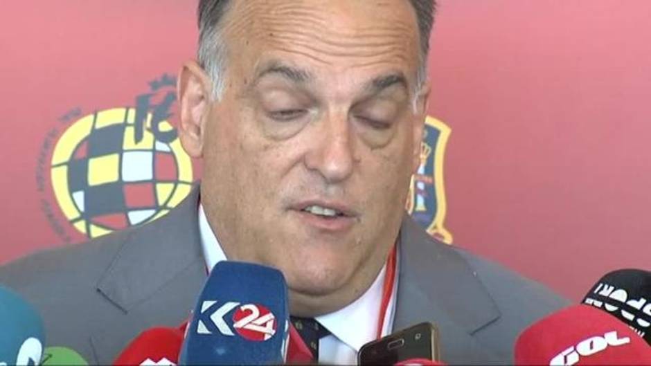 Javier Tebas: "Me parece muy bien jugar la Supercopa de España en Tánger"