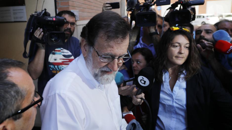 Rajoy abandona Santa Pola y vuelve a Madrid