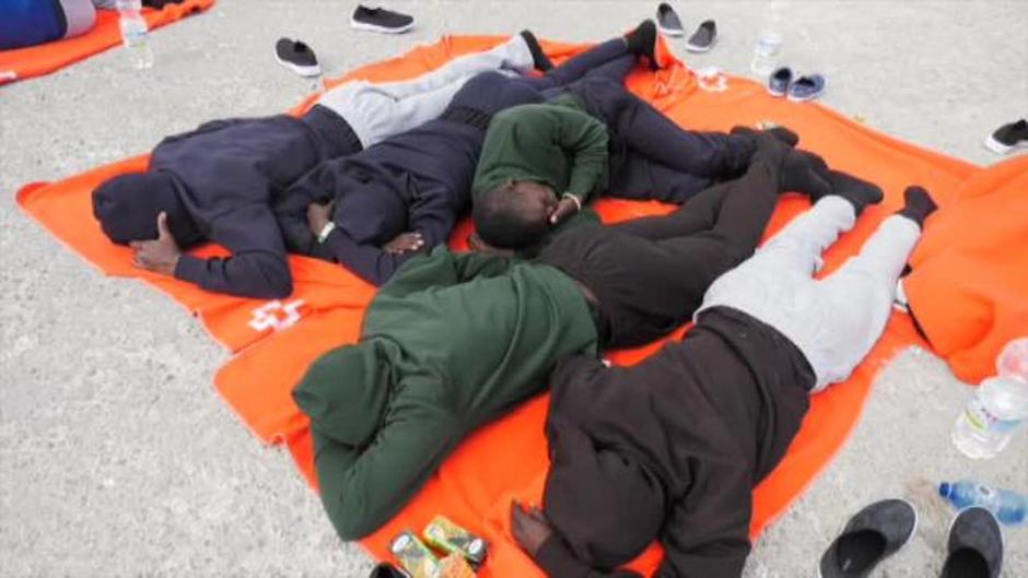 Así es el campo de refugiados que se construye en la provincia de Cádiz