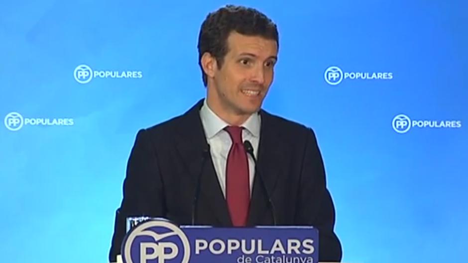 Pablo Casado afirmó estar «muy tranquilo» con la investigación sobre su máster