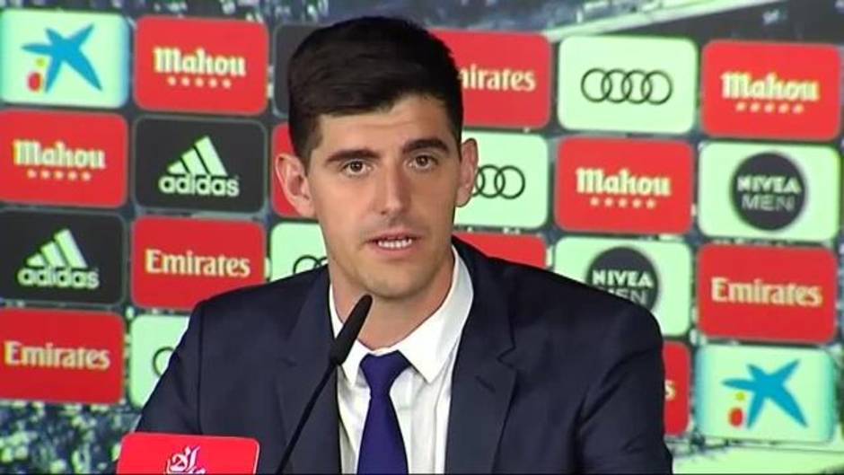 Courtois explica su madridismo desde pequeño: "Era por Casillas"