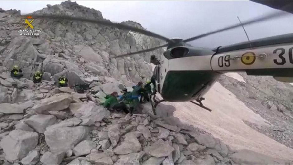 El rescate de una familia sevillana atrapada en el Pirineo