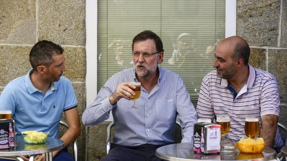 Las vacaciones de Rajoy en Pontevedra