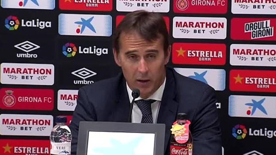 Lopetegui destaca la "gran mentalidad" y la buena reacción de los suyos "ante la adversidad"