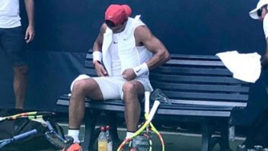 Así combate Rafa Nadal el calor del US Open
