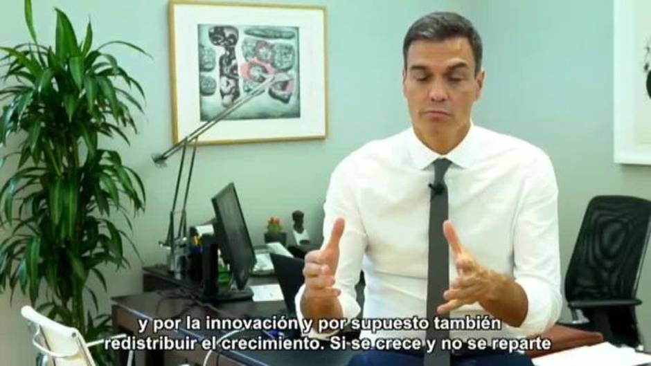 Sánchez distribuye un vídeo de propaganda de sus 100 días: «El Gobierno hace lo que dice»