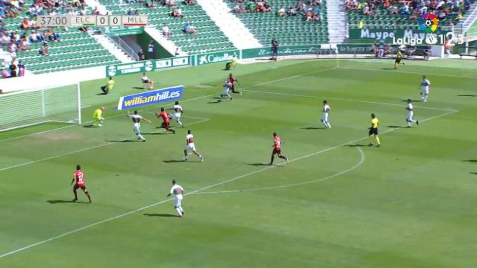 Gol de Abdón Prats (0-1) en el Elche 1-1 Mallorca