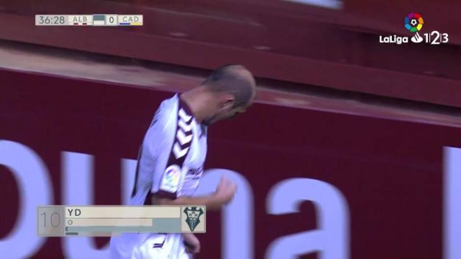 Gol de Zozulia (1-0) en el Albacete 1-1 Cádiz