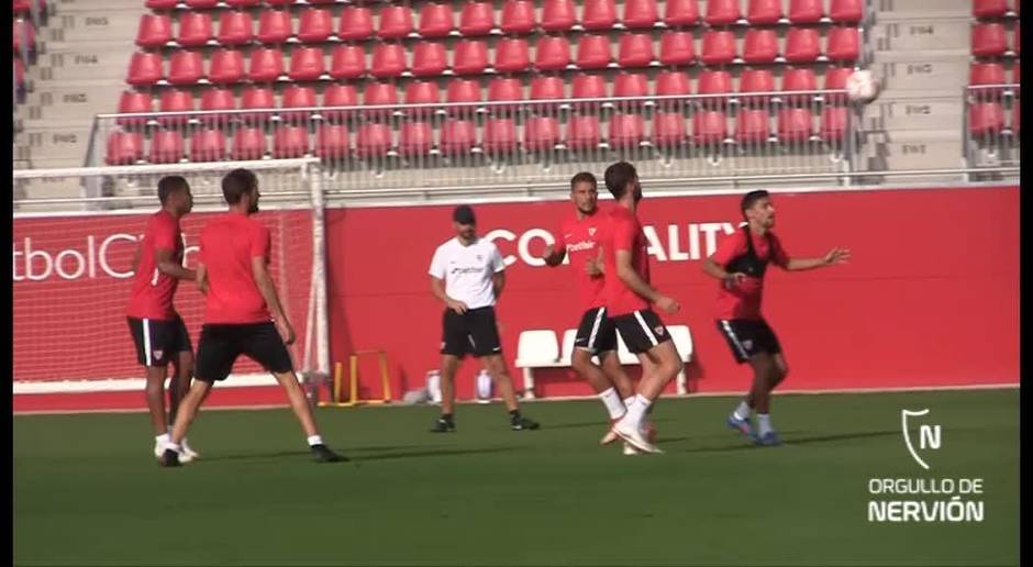 El Sevilla prepara su duelo europeo ante el Standard de Lieja