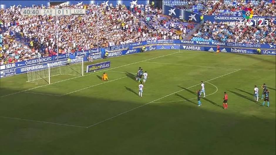 LaLiga 123 (J6): Resumen y goles del Zaragoza 0-2 Lugo