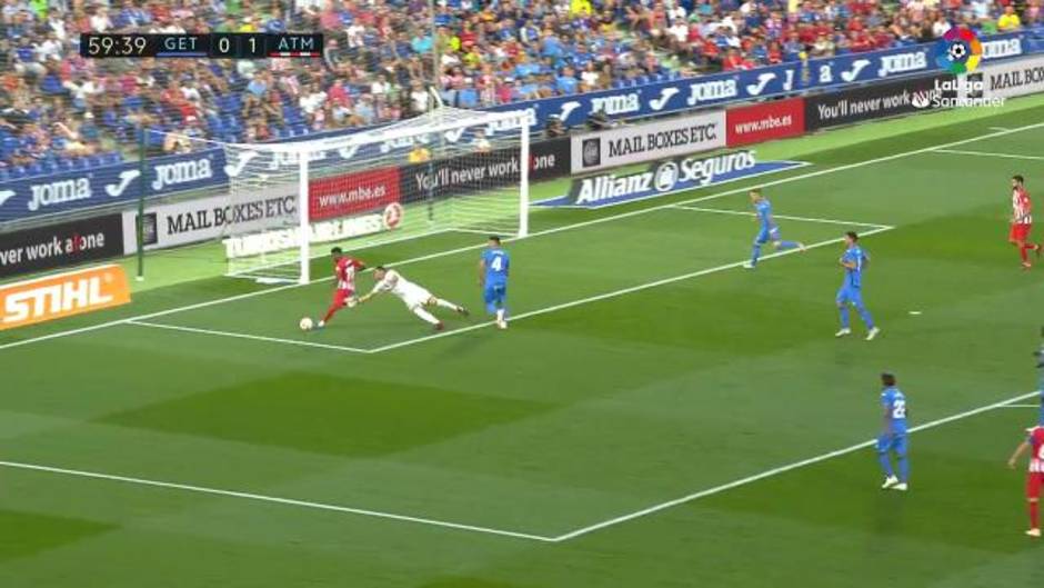 Gol de Lemar (0-2) en el Getafe 0 - 2 Atlético de Madrid