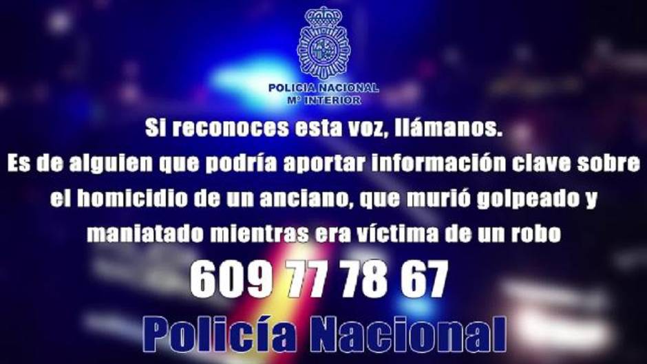 Piden colaboración para identificar un audio relacionado con homicidio