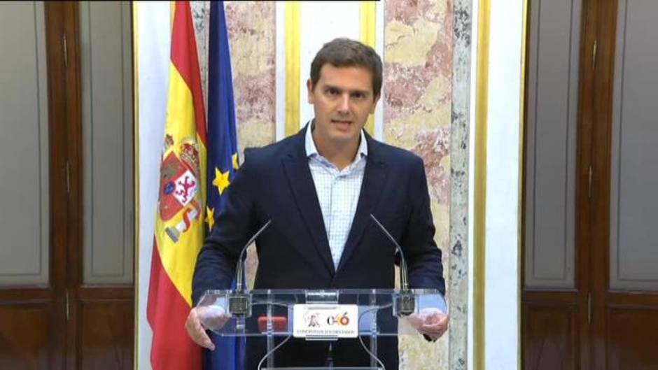 Albert Rivera: "Sánchez quiere quedarse en el poder a cambio de indultar a los golpistas"