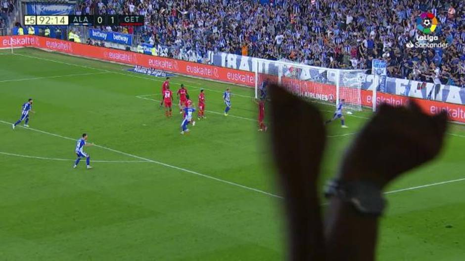 Gol de Calleri (1-1) en el Alavés 1-1-Getafe