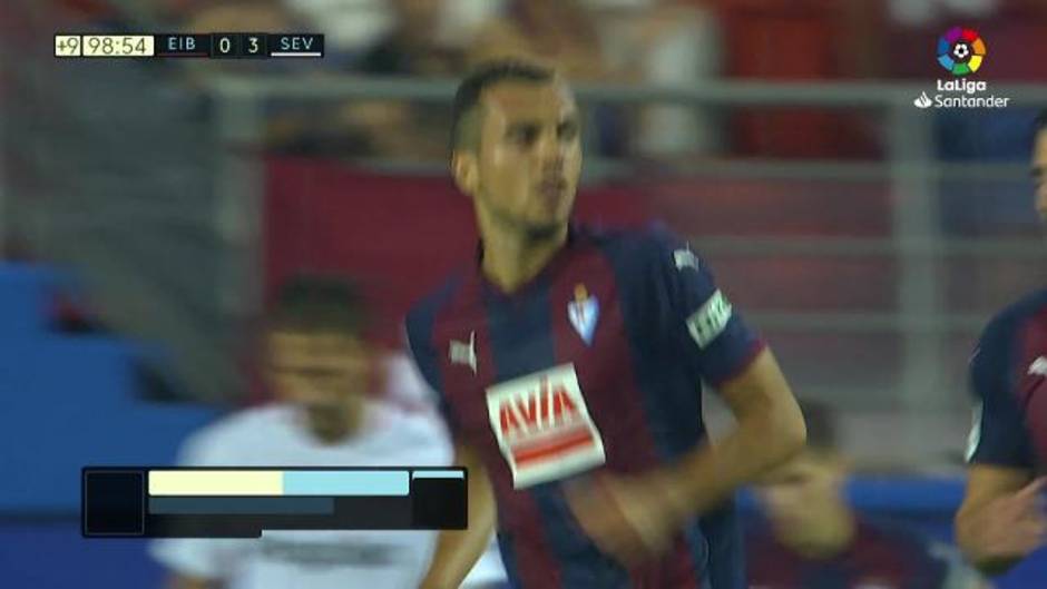 Gol de Joan Jordán (1-3) en el Eibar 1 - 3 Sevilla