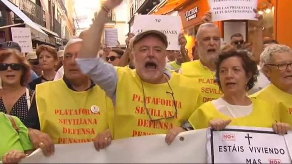 Los jubilados se movilizan por toda España